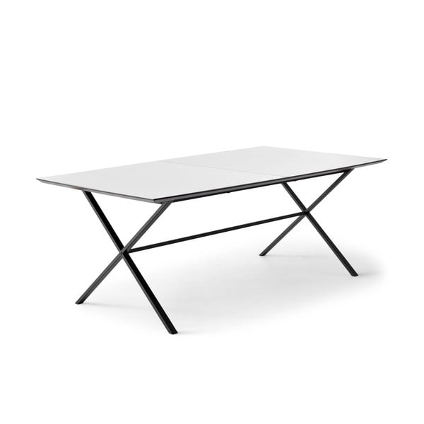 Raztegljiva jedilna miza z dodatno ploščo in belo mizno ploščo 90x165 cm Meza – Hammel Furniture