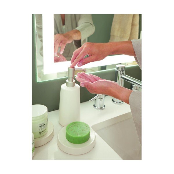 Bel keramični dozirnik za milo iDesign Eco Vanity-image-1