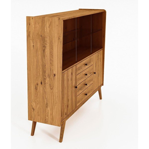 Hrastova vitrina 160x154 cm Retro - The Beds-image-3