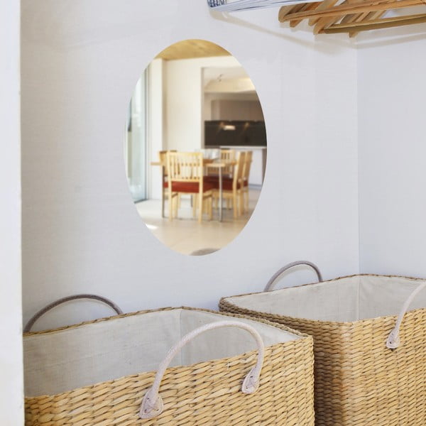 Zrcalna nalepka Ambiance Oval, 42 x 27 cm-image-1