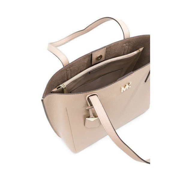 Svetlo rjava usnjena torbica Michael Kors Ana-image-1