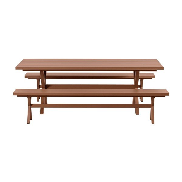 Aluminijasta vrtna miza 100x220 cm Delta – Exotan-image-3