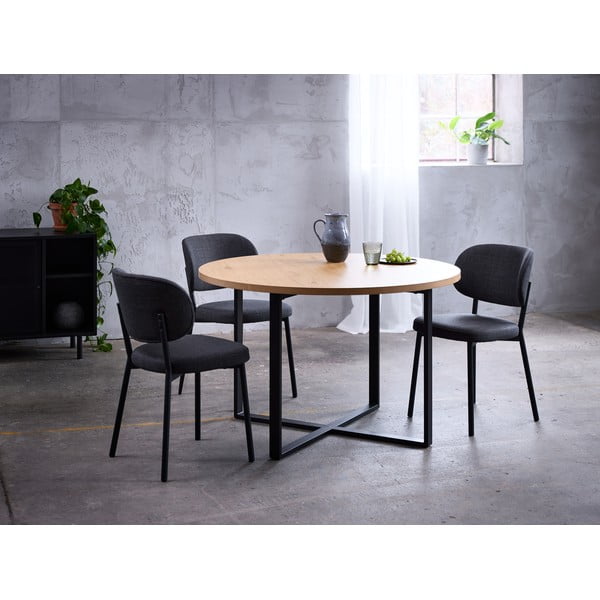 Temno siv jedilni stol Fowler – Unique Furniture-image-2