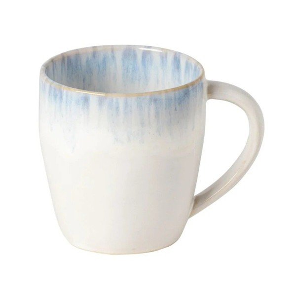 Bela/svetlo modra lončena skodelica 440 ml Brisa – Costa Nova