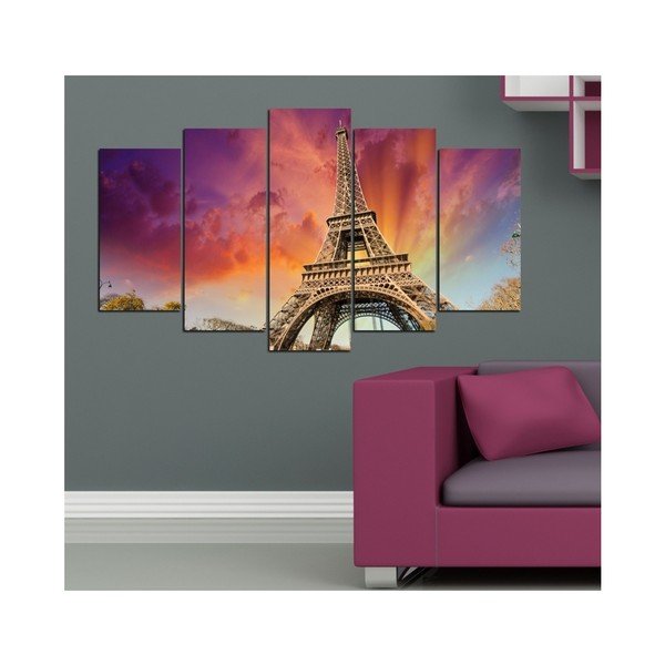 Večdelna slika Insigne Fall Eiffel, 102 x 60 cm-image-1