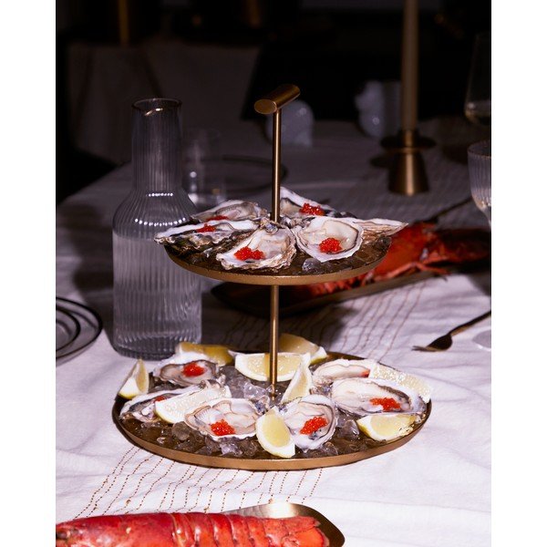 Etažer iz nerjavečega jekla Aruc – Kave Home-image-1