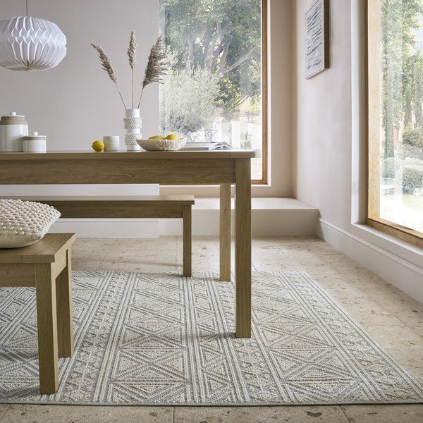 Sivo-bež pralna preproga 194x290 cm Lucia – Flair Rugs-image-1