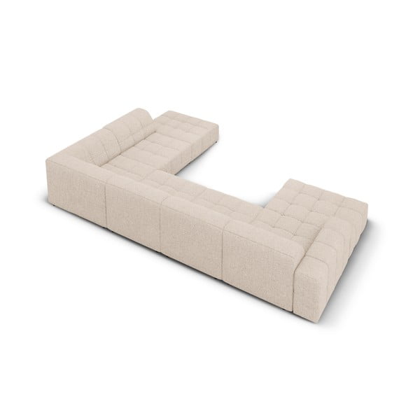 Bež kotna sedežna garnitura (desni kot/v obliki črke "U") Chicago – Cosmopolitan Design-image-4