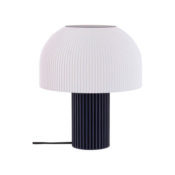 Bela/modra plastična namizna svetilka (višina 29 cm) Maya – Jotex