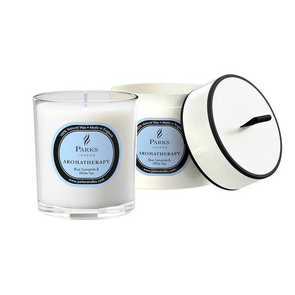 Sveča z vonjem kamilice in belega čaja Parks Candles London, čas gorenja 50 ur-image-1