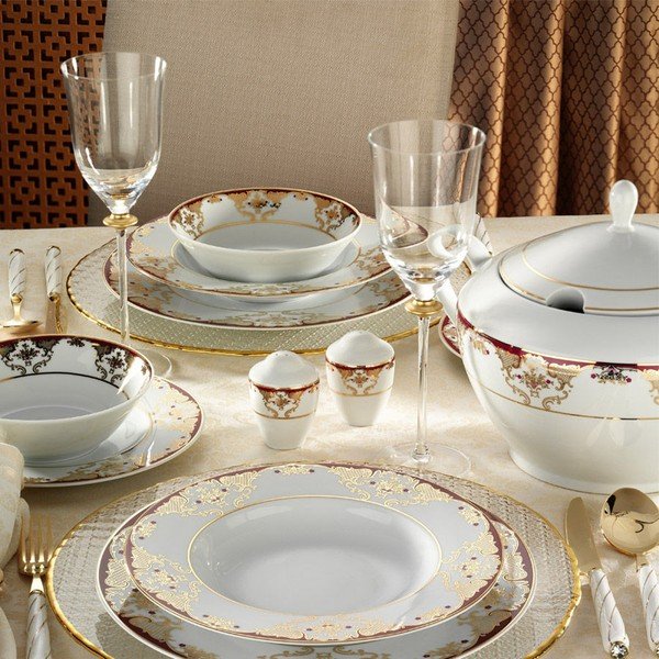 59-delni komplet porcelanskih posod Kutahya Lucembourg-image-3