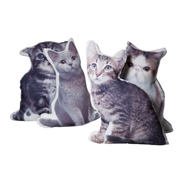 Komplet 4 vzglavnikov Kare Design Kitties