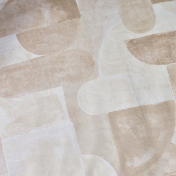 Bež posteljnina za zakonsko posteljo 200x200 cm Sloane Geo – Catherine Lansfield-image-4