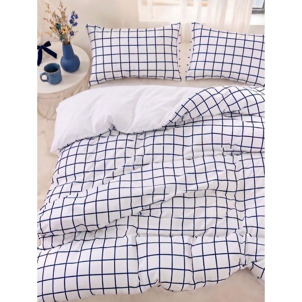 Bela enojna posteljnina 200x140 cm Pledsq  – Mijolnir