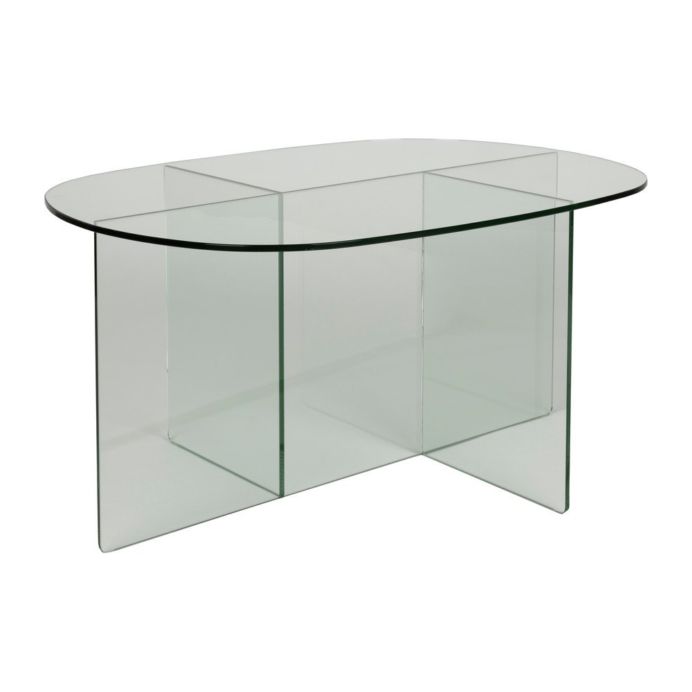Steklena klubska mizica 60x80 cm Linea