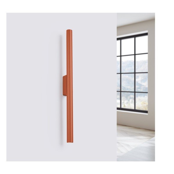 Opečnato oranžna stenska svetilka Fideus – Sollux-image-2