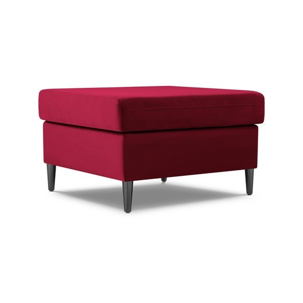 Rdeč žameten tabure Kyoto – Cosmopolitan Design-image-1