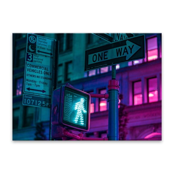 Slika Styler Glasspik Neon Green Light, 70 x 100 cm