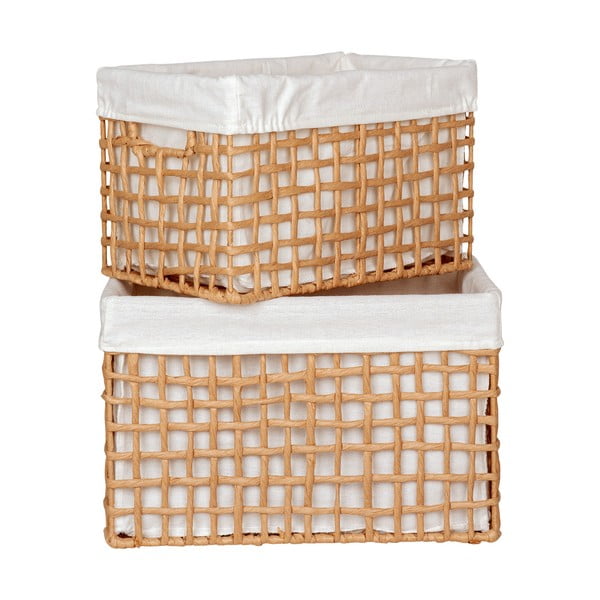 Košare v kompletu 2 ks 25x35x22 cm Bustelo – House Nordic-image-2