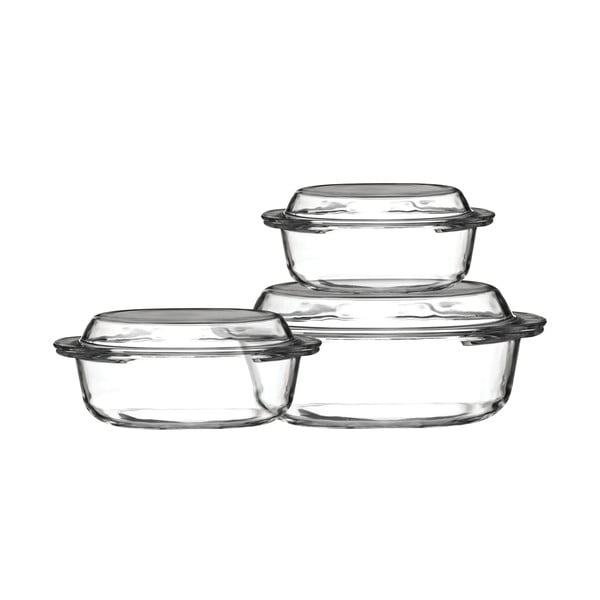 Steklene posode za peko v kompletu 3 ks 21x24 cm Ovenlove – Premier Housewares
