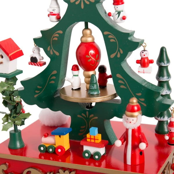Lesena glasbena igrača (višina 24 cm) Christmas Tree – Casa Selección-image-1