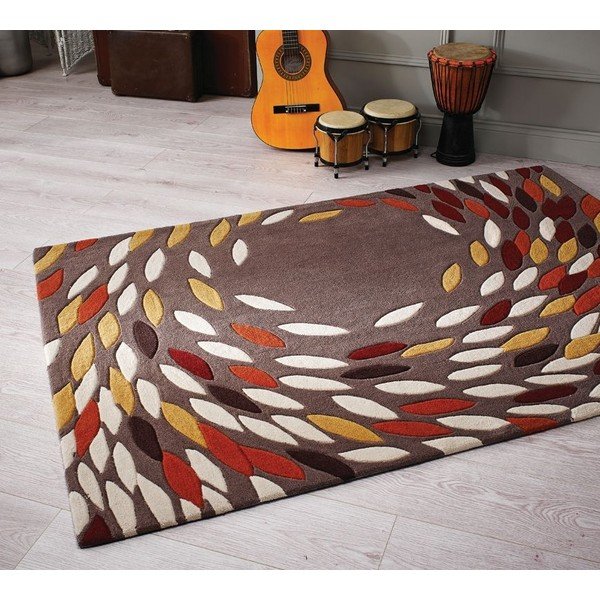 Preproga Flair Rugs Swirl Ochre/Red, 160 x 230 cm-image-1