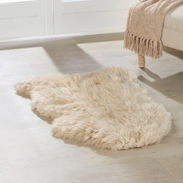 Bež preproga iz ovčje kože Native Natural Sheep, 60 x 120 cm-image-1