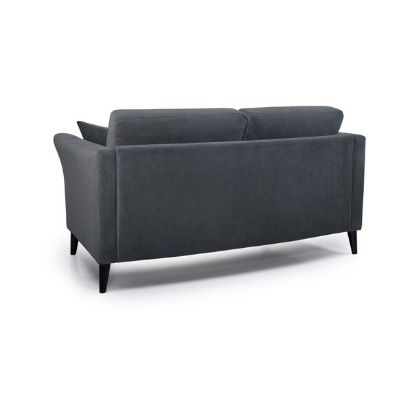 Temno siva žametna zofa Scandic Eden, 165 cm-image-3