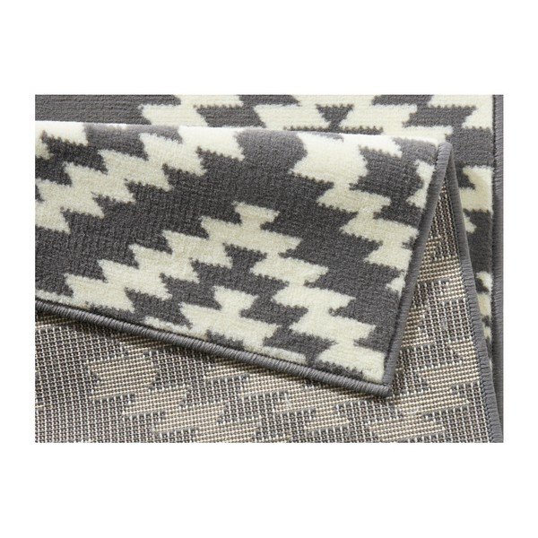 Sivo-bel tekač Hanse Home Basic Nordic, 80 x 350 cm-image-3