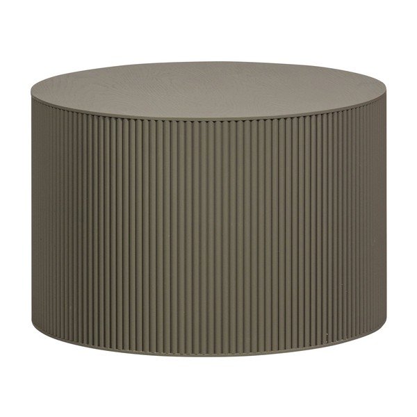 Kaki zelena okrogla mizica ø 60 cm Sanne – WOOOD