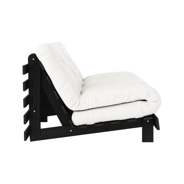 Kremno bela raztegljiva sedežna garnitura 160 cm Roots Black Night – Karup Design-image-4