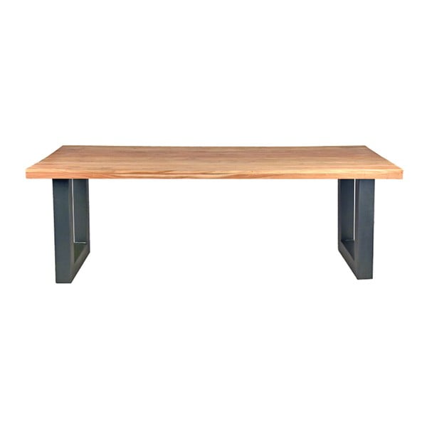 Jedilna miza s ploščo iz akacijevega lesa LABEL51 Milaan, 200 x 95 cm