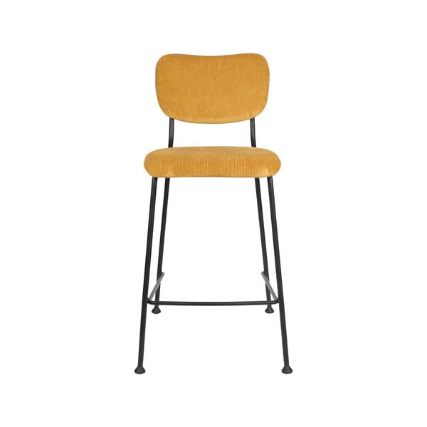 Oker rumeni barski stoli v kompletu 2 ks 92 cm Benson – Zuiver