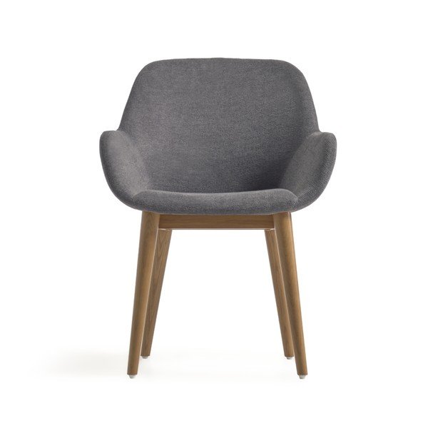 Temno siv jedilni stol Kave Home Konna-image-2