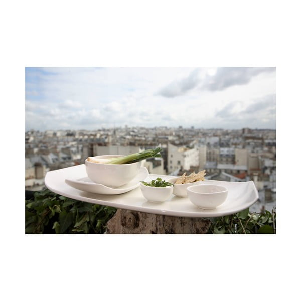 Bel kvadraten porcelanast krožnik Villeroy & Boch Urban Nature, 50 x 25 cm-image-1