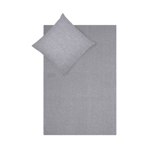 Siva posteljnina s kašmirjem Westwing Collection Cashmere, 155 x 220 cm