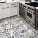 Vodoodporna talna nalepka Ambiance Brown Style, 100 x 60 cm