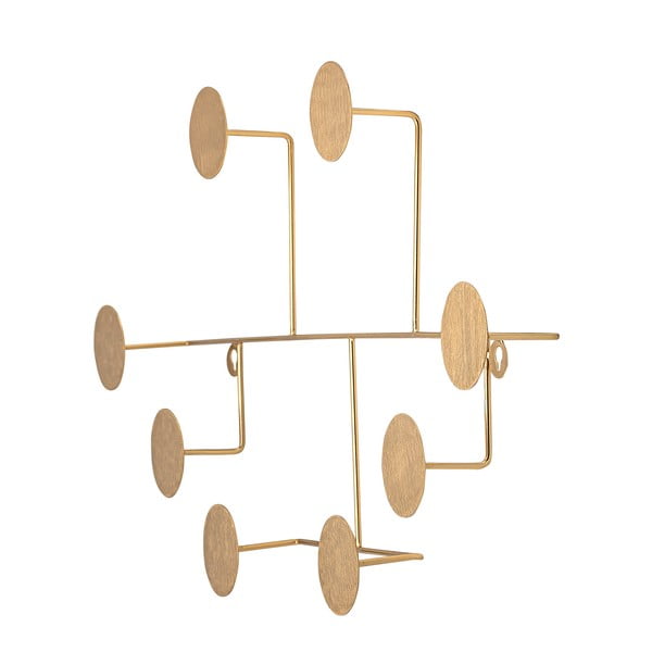 Kovinski stenski obešalnik v zlati barvi Fia - Bloomingville-image-3
