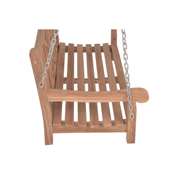 Vrtna gugalnica iz masivnega lesa v naravni barvi Latoa – Garden Pleasure-image-3