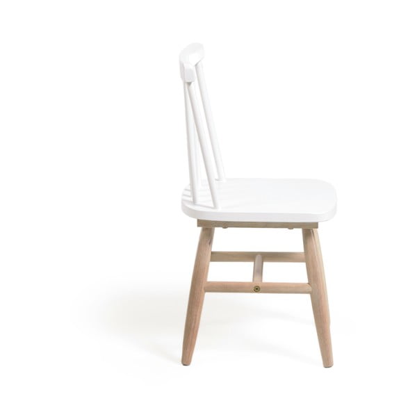 Otroški stol iz belega gumijastega lesa Kave Home Kristie-image-3