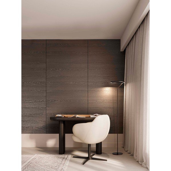 Mat črna aluminijasta LED zatemnitvena stoječa svetilka (višina 168 cm) Tilia – Nova Luce-image-1