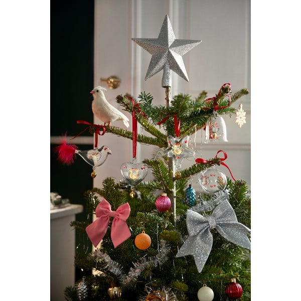 Steklen ročno pihan božični okrasek ø 6,5 cm Ann-Sofi Romme Annual Christmas Bauble 2025 – Holmegaard-image-2