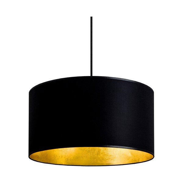 Črna viseča svetilka z detajli v zlati barvi Sotto Luce Mika, ⌀ 36 cm-image-3