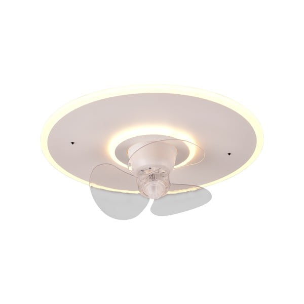 Mat bela LED stropna svetilka Nybro – Trio-image-2