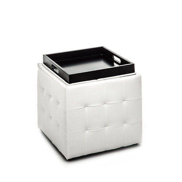 Beli puf s shranjevanjem Tomasucci Case-image-1