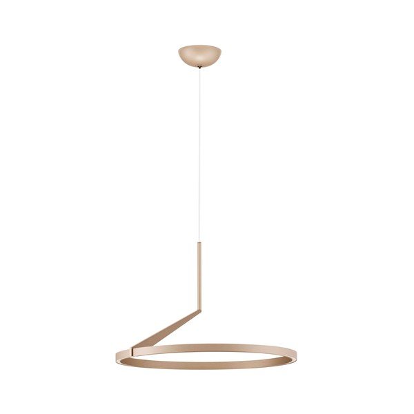 Aluminijasta LED zatemnitvena viseča svetilka v rožnato zlati ø 60 cm Tilia – Nova Luce