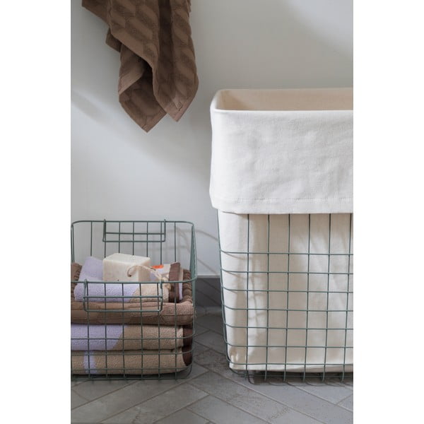 Zelen kovinski/tekstilni koš za perilo 64 l Store-It – Mette Ditmer Denmark-image-1