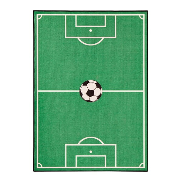 Zelena otroška preproga Zala Living Football, 140 x 200 cm