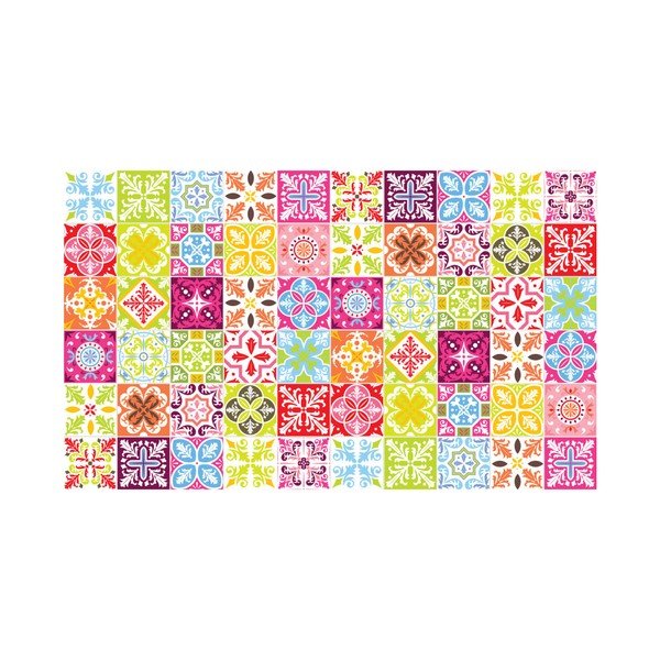 Komplet 60 barvnih nalepk Ambiance, 10 x 10 cm-image-2