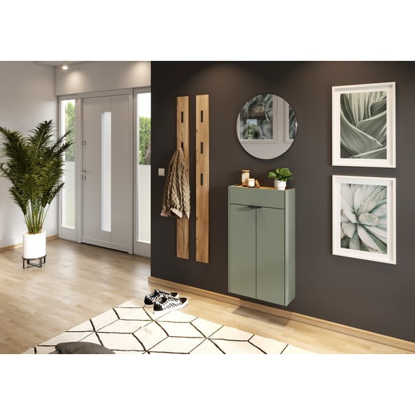 Žajbljevo zelena omarica 56x97x22 cm Ameca – Germania-image-1